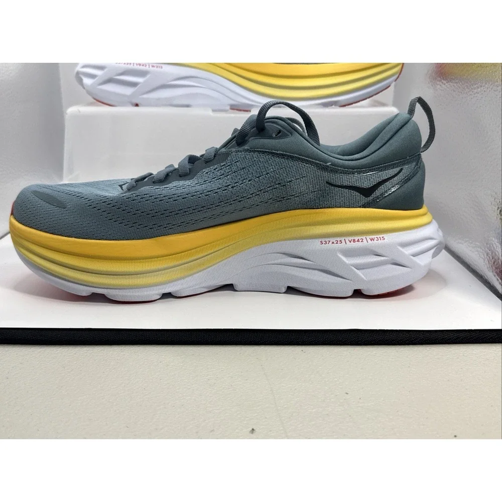 Hoka Bondi 8 Mens Running Shoes Goblin Blue 1123202 GBMS Size 9D Sneaker